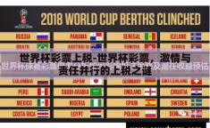 世界杯彩票上税-世界杯彩票，激情与责任并行的上税之谜