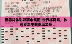 世界杯体彩彩票中奖图-世界杯风暴，体彩彩票中的幸运之桥