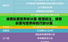 体育彩票世界杯计算-智慧投注，体育彩票与世界杯的巧妙计算