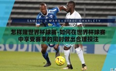 怎样赌世界杯球赛-如何在世界杯球赛中享受赛事的同时做出合理投注