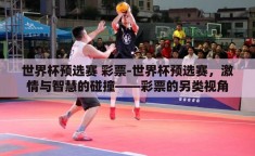 世界杯预选赛 彩票-世界杯预选赛，激情与智慧的碰撞——彩票的另类视角
