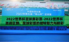 2022世界杯足球赛彩票-2022世界杯激战正酣，足球彩票的独特魅力与精彩瞬间