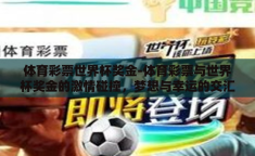 体育彩票世界杯奖金-体育彩票与世界杯奖金的激情碰撞，梦想与幸运的交汇点
