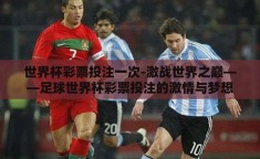世界杯彩票投注一次-激战世界之巅——足球世界杯彩票投注的激情与梦想