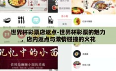 世界杯彩票店返点-世界杯彩票的魅力，店内返点与激情碰撞的火花