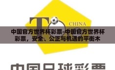 中国官方世界杯彩票-中国官方世界杯彩票，安全、公正与机遇的平衡木