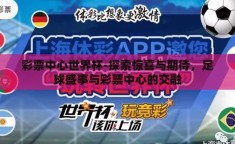 彩票中心世界杯-探索惊喜与期待，足球盛事与彩票中心的交融