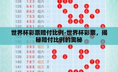 世界杯彩票赔付比例-世界杯彩票，揭秘赔付比例的奥秘