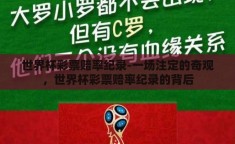 世界杯彩票赔率纪录-一场注定的奇观，世界杯彩票赔率纪录的背后