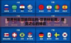 世界杯彩票输赢比例-世界杯彩票，胜负之心的博弈
