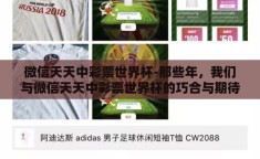 微信天天中彩票世界杯-那些年，我们与微信天天中彩票世界杯的巧合与期待