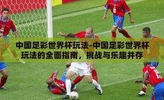 中国足彩世界杯玩法-中国足彩世界杯玩法的全面指南，挑战与乐趣并存