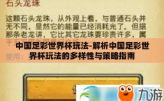 中国足彩世界杯玩法-解析中国足彩世界杯玩法的多样性与策略指南