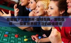 在哪能下注世界杯-版权在我，激情在杯——探索世界杯下注的最佳途径