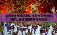 支付宝买世界杯足球-支付宝买世界杯足球，便捷与热情的完美结合