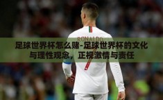 足球世界杯怎么赌-足球世界杯的文化与理性观念，正视激情与责任
