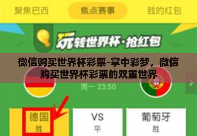 微信购买世界杯彩票-掌中彩梦,微信购买世界杯彩票的双重世界 微信购买世界杯彩票-掌中彩梦,微信购买世界杯彩票的双重世界