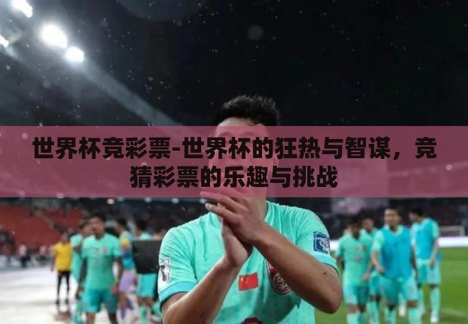 世界杯竞彩票-世界杯的狂热与智谋,竞猜彩票的乐趣与挑战 世界杯竞彩票-世界杯的狂热与智谋,竞猜彩票的乐趣与挑战