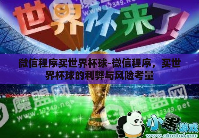 微信程序买世界杯球-微信程序，买世界杯球的利弊与风险考量