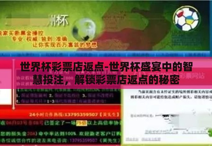 世界杯彩票店返点-世界杯盛宴中的智慧投注，解锁彩票店返点的秘密