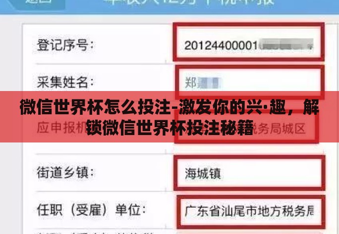 微信世界杯怎么投注-激发你的兴·趣,解锁微信世界杯投注秘籍 微信世界杯怎么投注-激发你的兴·趣,解锁微信世界杯投注秘籍