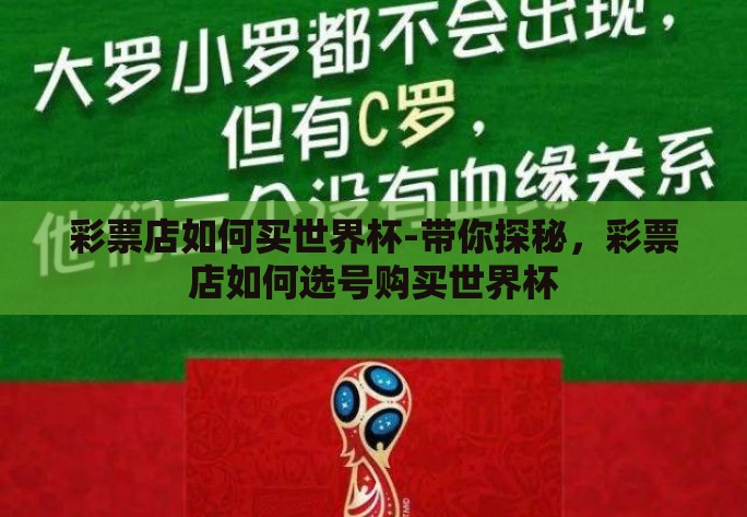 彩票店如何买世界杯-带你探秘，彩票店如何选号购买世界杯