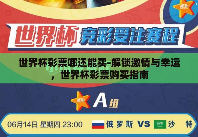 世界杯彩票哪还能买-解锁激情与幸运,世界杯彩票购买指南 世界杯彩票哪还能买-解锁激情与幸运,世界杯彩票购买指南