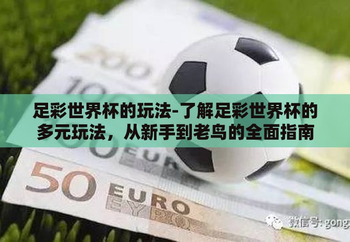 足彩世界杯的玩法-了解足彩世界杯的多元玩法,从新手到老鸟的全面指南 足彩世界杯的玩法-了解足彩世界杯的多元玩法,从新手到老鸟的全面指南