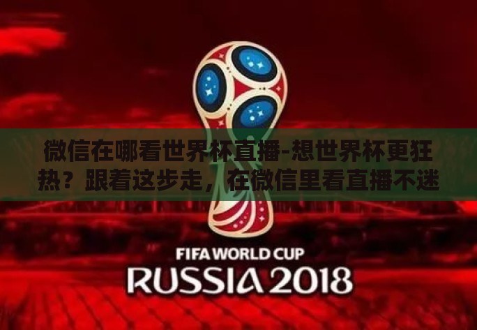 微信在哪看世界杯直播-想世界杯更狂热？跟着这步走，在微信里看直播不迷路